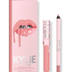 Matte Liquid Lipstick & Lip Liner Set - Koko K (Pale Nude Pink)